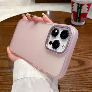 Матовый противоударный чехол-бампер для телефона Iphone 14pro Max 13 12 11 Pro Max 14 Plus, защита объектива камеры, прозрачная задняя крышка For iPhone 14Pro Max