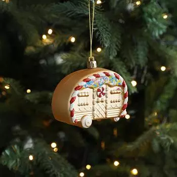 Матовый Рождественский Подвесной Кулон Сверкающее Праздничное Пластиковое Украшение Украшение для Окна Style 7