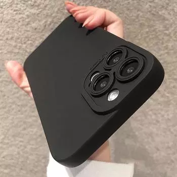 Матовый силиконовый мягкий чехол для телефона Iphone 14 13 12 11 Pro Max Mini Se 2022 2020 X Xr 6s 7 8 14 Plus Xs Max Защитная крышка для объектива for iPhone 6S зелёный