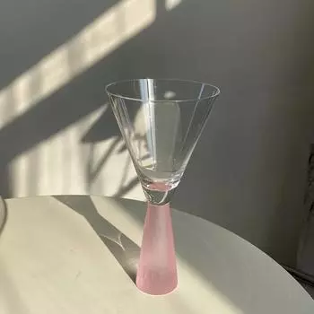 Матовый синий роскошный хрустальный бокал модный португальский бокал для белого вина бокал с ромбовидным узором бокал для красного вина 101-200ml