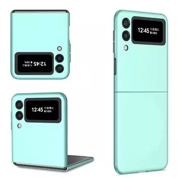 Матовый тонкий чехол против пота для Samsung Galaxy Z Flip3 Flip 4 Flip4 5g Flip 3, складной чехол для мобильного телефона с защитой от падения for samsung Z Flip3 темно-синий