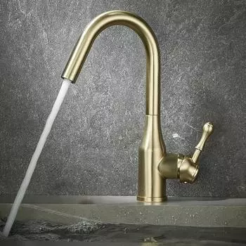 Матовый золотой смеситель для ванной комнаты SUS304, смеситель для раковины, смеситель для холодной и горячей воды, кран для раковины с одной ручкой, устанавливаемый на бортик