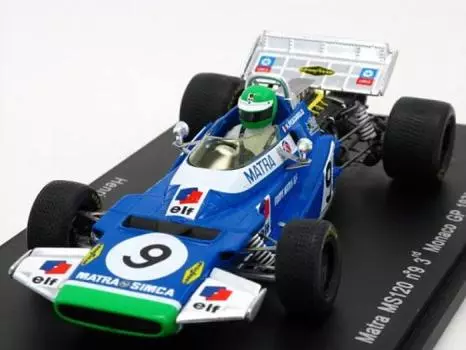 Matra MS120 70 F1 Monaco GP 3rd place Pescarolo Completed product #9 H. (1/43 S1601)