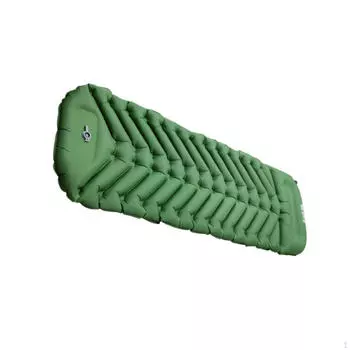 Матрас для кемпинга, односпальный, легкий, со встроенным ножным насосом, самонадувающийся