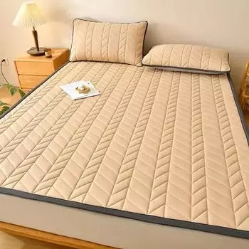 Матрас из соевого волокна, домашний тонкий противоскользящий коврик для общежития, студенческий, одиночный, двойной, подушка для человека, защита матраса Queen King 60x100cm 1pc