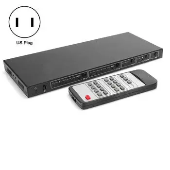 Матричный коммутатор 4x2 HDMI 2.0 с функцией ExtractorScaleARCEDID US Plug