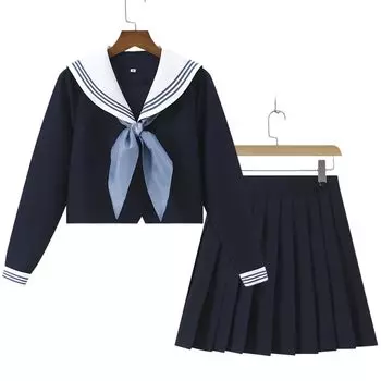 Матросская форма, аутентичная форма в стиле Бодан, специальная, 6 цветов, JK, косплей, короткий рукав, длинный рукав, взрослая школьная форма для девочек, рейтинг моряков