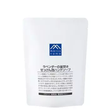 MATSU YAMA Лавандовое мыло-пена для рук, сменный блок M-mark, обожженное в горшке