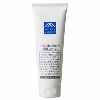 MATSU YAMA M-mark Amino Acid Soap Face Wash Foam 120g (x 1)