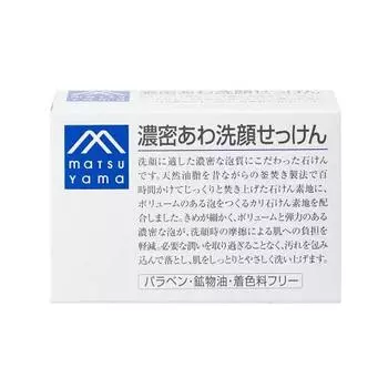 MATSU YAMA M-mark Dense foam face wash soap