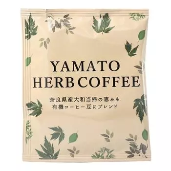 Matsuda Shoten YAMATO HERB COFFEE Drip 6 с травяным традиционным травяным чаем Nara Yamato, средней заварки, с использованием органического кофе, милый кофе,