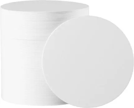Matsuyama Paper Coasters White Round 100 sheets 90/1mm