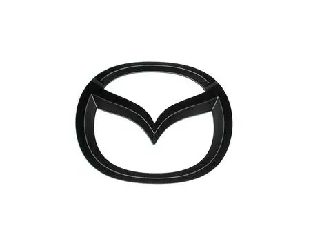 Matte Black Atenza Wagon Emblem M Mark Rear (GJ) чёрный
