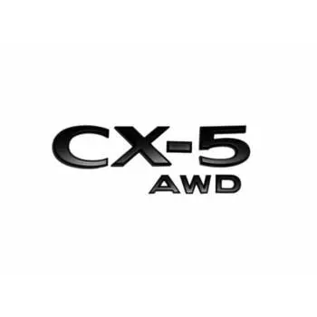 Matte black CX-5+AWD (KF/Early New model) Car name emblem