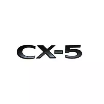 Matte Black New CX-5 (KF/Late New Model) Car Name Emblem