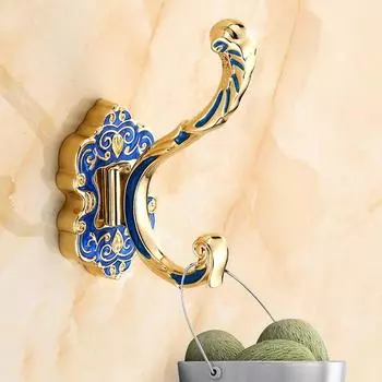 Matte Black Robe Hook Wall Mount Single Screw Towel Holder Bathroom Accessories Clothes Hook Hanger белый