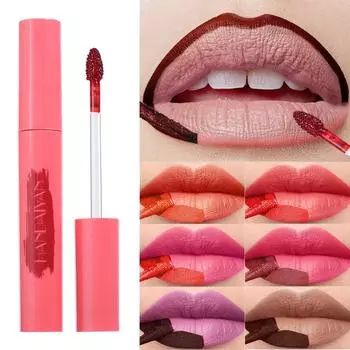 Матовые помады Peel Off Tattoo Lipgloss Водостойкий бархатный оттенок для губ Not Easy Fade Lip Glaze Cosmetic