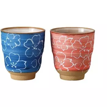 Matte Sakura Pair Teacup Couple Teacup Ale-net