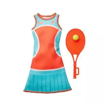MATTEL Barbie Barbie Fashion Tennis School [Reusable Vinyl Bag] [Dress-up Doll Clothes] [3 Years Old and Up] HBV66