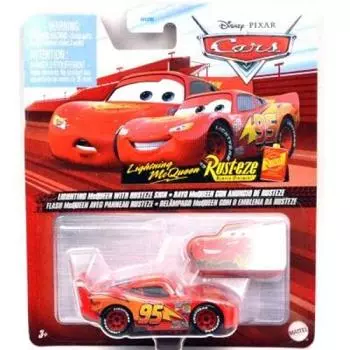 MATTEL CARS 2023 McQUEEN С RUSTEZE Disney Cars 2023 McQUEEN С RUSTEZE Disney-PIXAR ЗНАК МОЛНИИ ЗНАК МОЛНИИ