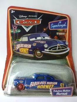 MATTEL Cars Disney Pixar Fabulous Hudson Hornet Supercharged Red Wheel [Mattel]