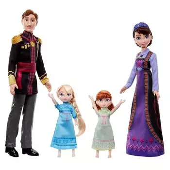 Mattel Disney/Frozen Эренделл Королевская семья (Набор из 4 кукол) [Кукла-одевалка] [3 года и старше] [Настоящее время] HND27