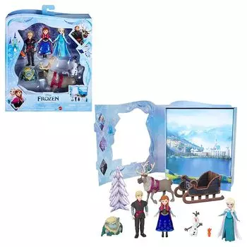 MATTEL Disney/Frozen Классическая книга рассказов (Мини-кукла) [Кукла-одевалка/Игровой набор] [От 3 лет] [Настоящее время] HLX04