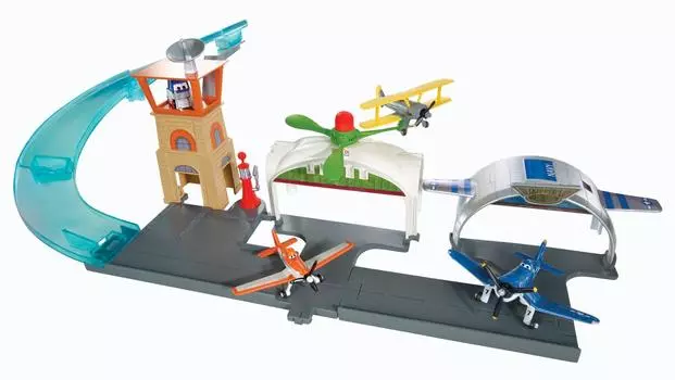 MATTEL Disney Playset PROPWASH JUNCTION AIRPORT Mattel Disney Prop Wash Junction Airport Продукт САМОЛЕТЫ Самолеты