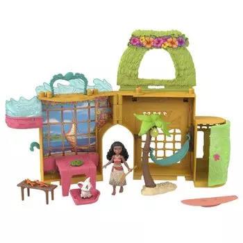 Mattel Disney Princess Моана и Оширо (Мини-кукла Касанеру Осиро серии) Dress Up DollHouse Play ролевые игры Мини-кукла в комплекте от 3 лет и старше