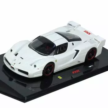 MATTEL DL Ferrari FXX Elite Готовый продукт 1/43 (Белый жемчуг/черные диски) белый