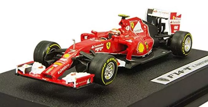 MATTEL Ferrari F14 T 2014 Завершенный продукт 1/43 #7 красный