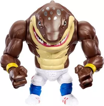 Mattel Фигурка Street Sharks с функцией укуса и удара, коллекционная игрушка Big Slam, 6 дюймов, вдохновленная героями сериала 90-х годов «Получеловек-полуакула»