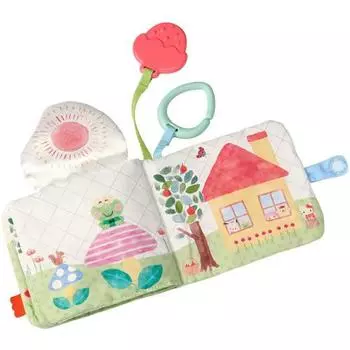 Mattel Fisher Price Sanrio Baby Fluffy Cloth Picture Book [0 месяцев~] [Обучающая игрушка] [Игрушка из ткани] [Прорезывание зубов] GXC11