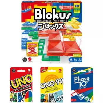 Mattel Game семейный игровой набор AS11 Ohno Phase 10 Total set BJV44 B7696 HHL37 HCF91 Настольная игра Карточная игра от 7 лет и старше Мульти 4-х частей - Блоки, UNO,