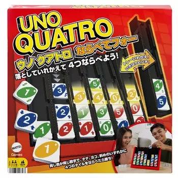 Mattel Game UNO Quattro Parallel Four [Настольная игра] [Обучающая игра] [Для 2-4 игроков] [7 и старше] HPF82