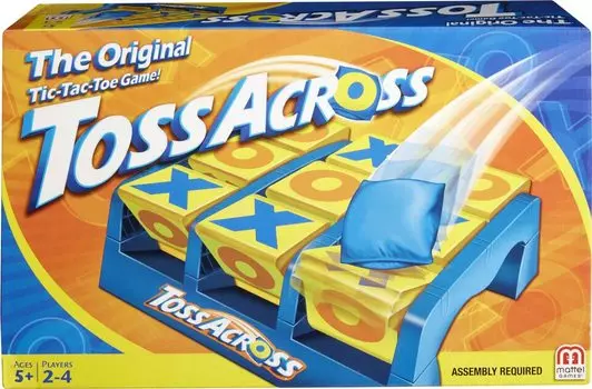 Mattel Games запускает семейную игру Toss Across (Бросить через) -