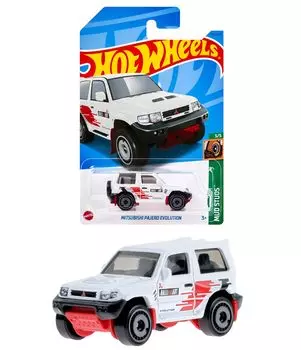 MATTEL Hot Wheels Basic Car Mitsubishi Pajero Evolution, возрастом от 3 лет и HNK59 [3 вверх]