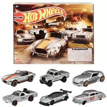 MATTEL Hot Wheels Zamak Multi Pack мини-игрушки возрастом от 1 года и HLK52 [6 машин] [3 больше]