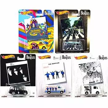 MATTEL HOTWHEELS BEATLES Mattel Hot Wheels Beatles ПОП-КУЛЬТУРА НАБОР BEATLES Поп-культура Набор Beatles