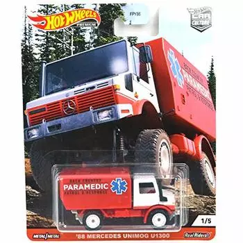 MATTEL HOTWHEELS CAR CULTURE RELEASE Q ALL TERRAIN MERCEDES UNIMOG U1300 Made by Mattel Hot Wheels scale car culture release Q ALL TERRAIN MERCEDES
