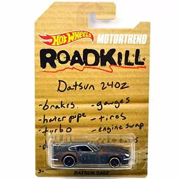 MATTEL HotWheels DATSUN Mattel Hot Wheels Scale Datsun 164SCALE MOTOR TREND ROADKILL 71 240Z 164 Motor Trend Roadkill 71 240Z