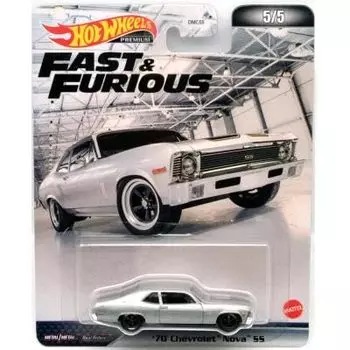 MATTEL HOTWHEELS Mattel Hot Wheels Scale Entertainment Case J Chevrolet Nova 164 Retro - 70 SS