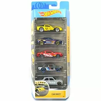 MATTEL HOTWHEELS MEET 5 Mattel Hot Wheels scale MEET 5 164SCALE CAR PACK 164 CAR PACK