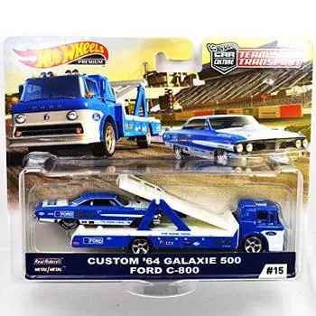 MATTEL HOTWHEELS TRANSPORT CUSTOM GALAXIE 500 FORD Mattel Hot Wheels scale Culture Team Transport Custom Galaxy 500 Ford 164SCALE TEAM 64 - C-800