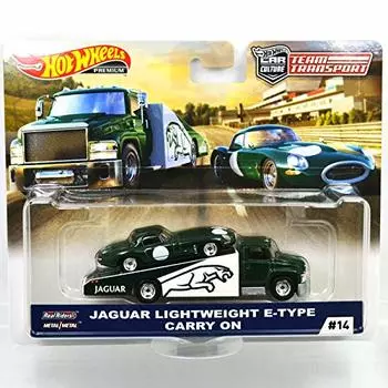 MATTEL HOTWHEELS TRANSPORT JAGUAR LIGHTWEIGHT CARRY Mattel Hot Wheels scale Culture Team Transport Jaguar Lightweight Carry 164SCALE TEAM E-TYPE ON