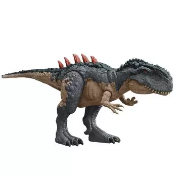 Mattel JURASSIC WORLD Большая фигурка динозавра Мапузавр Игрушка Всего Для детей от 4 лет и старше Уголь HTK81 Действие! Длина для детей, приблизительная. 35,6 см древесный уголь
