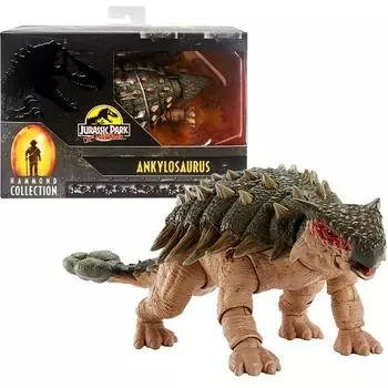 MATTEL Jurassic World Hammond Collection Рабочая кукла Анкилозавр, 17,8 см, разные цвета, Популярные игрушки для корейских детей