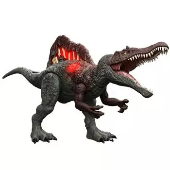 Mattel Jurassic World Hikaru Spinosaurus фигурка динозавра игрушка всего 55 см возраст 4 года и старше зеленый HXF62 (МИР ЮРСКОГО ПЕРИОДА) Повреждать! Длина для детей: Прибл.