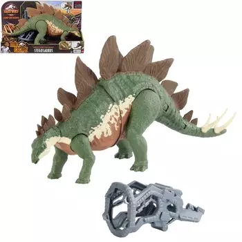 Mattel Jurassic World Mega Destroyers Стегозавр возрастом 4 года и GWD62 [4 вверх] [Общая длина: 35см]