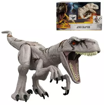 Mattel Jurassic World New Ruler Супер Атрохираптор 96 лет и HFR09 (МИР ЮРСКОГО ПЕРИОДА) Большой! [Общая длина приблизительно. см] [Игрушка динозавр] [4 вверх] слоновая кость